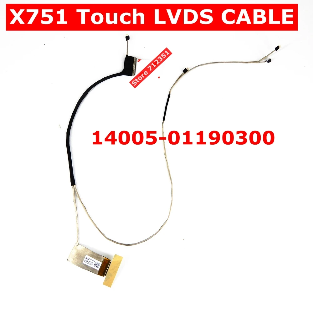 X751 сенсорный LVDS EDP кабель 14005 01190300 011906000 для ASUS X751L X751LD LJ LN X751MA экранный