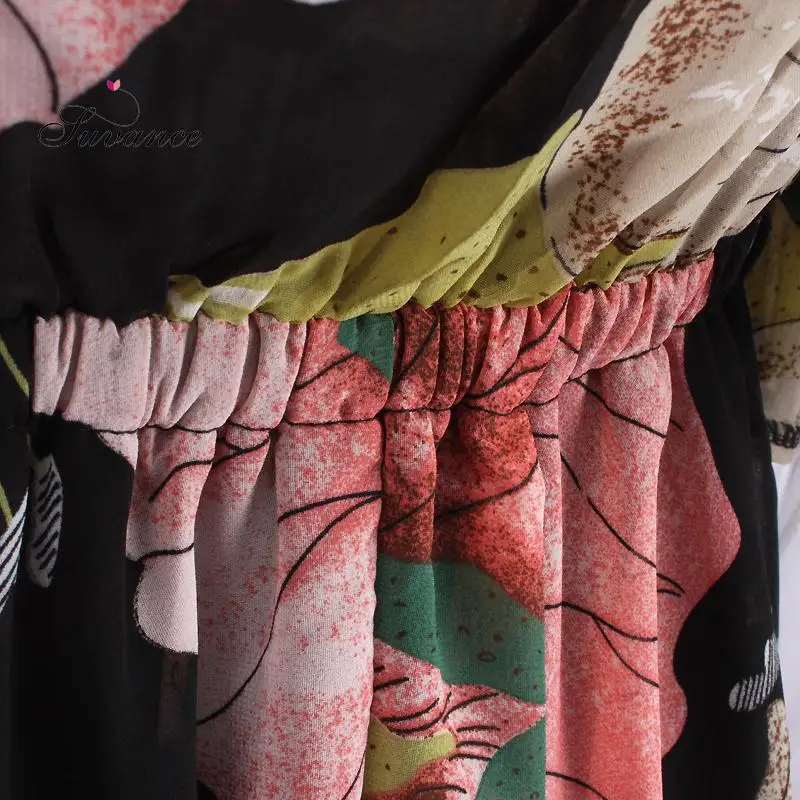 Женское пляжное Мини-Платье До Колена Suvance летнее асимметричное свободное