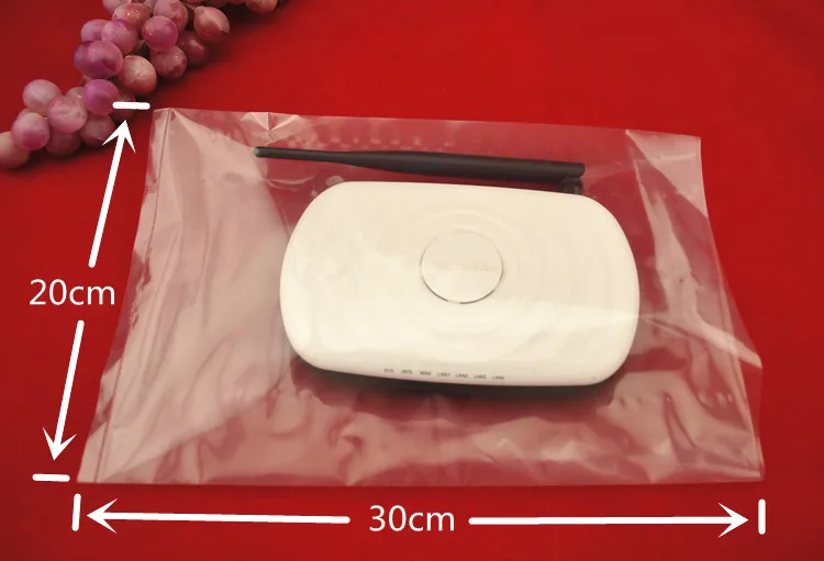

20X30CM 8C Transparent bag PE high pressure plastic bag 100PCS Vacuum bag