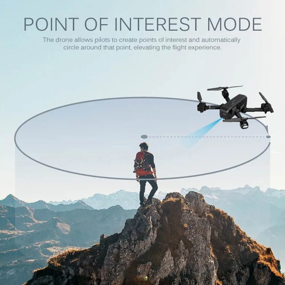 SJRC Z5 Квадрокоптер с HD 1080 P широкоугольный Камера Дрон с GPS+ Батарея Wi-Fi FPV высота Удержание Follow Me режим УЦИ vs