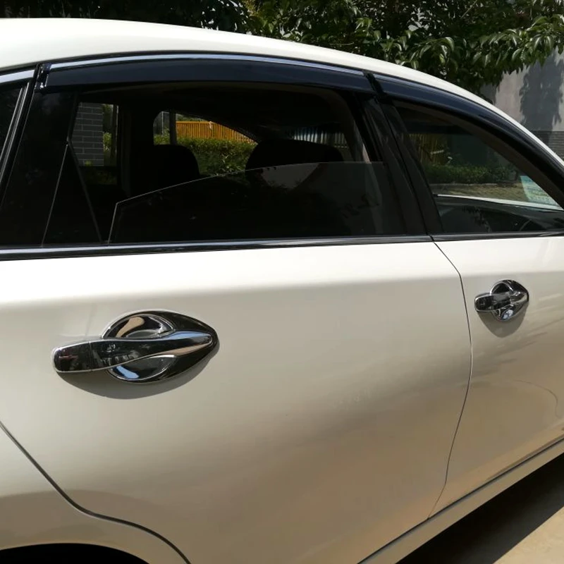 Для Nissan Altima Пластик черное окно козырек Vent Оттенки Защита от солнца дождь дефлектор гвардии авто аксессуары 4 шт./компл