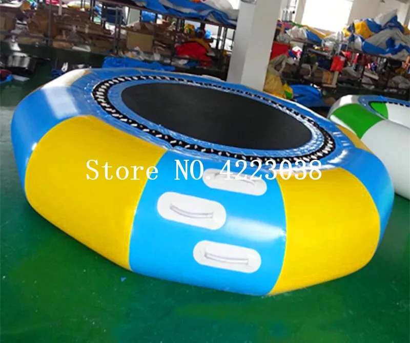 Бесплатная доставка надувной водный батут от двери до с одной воздуходувкой