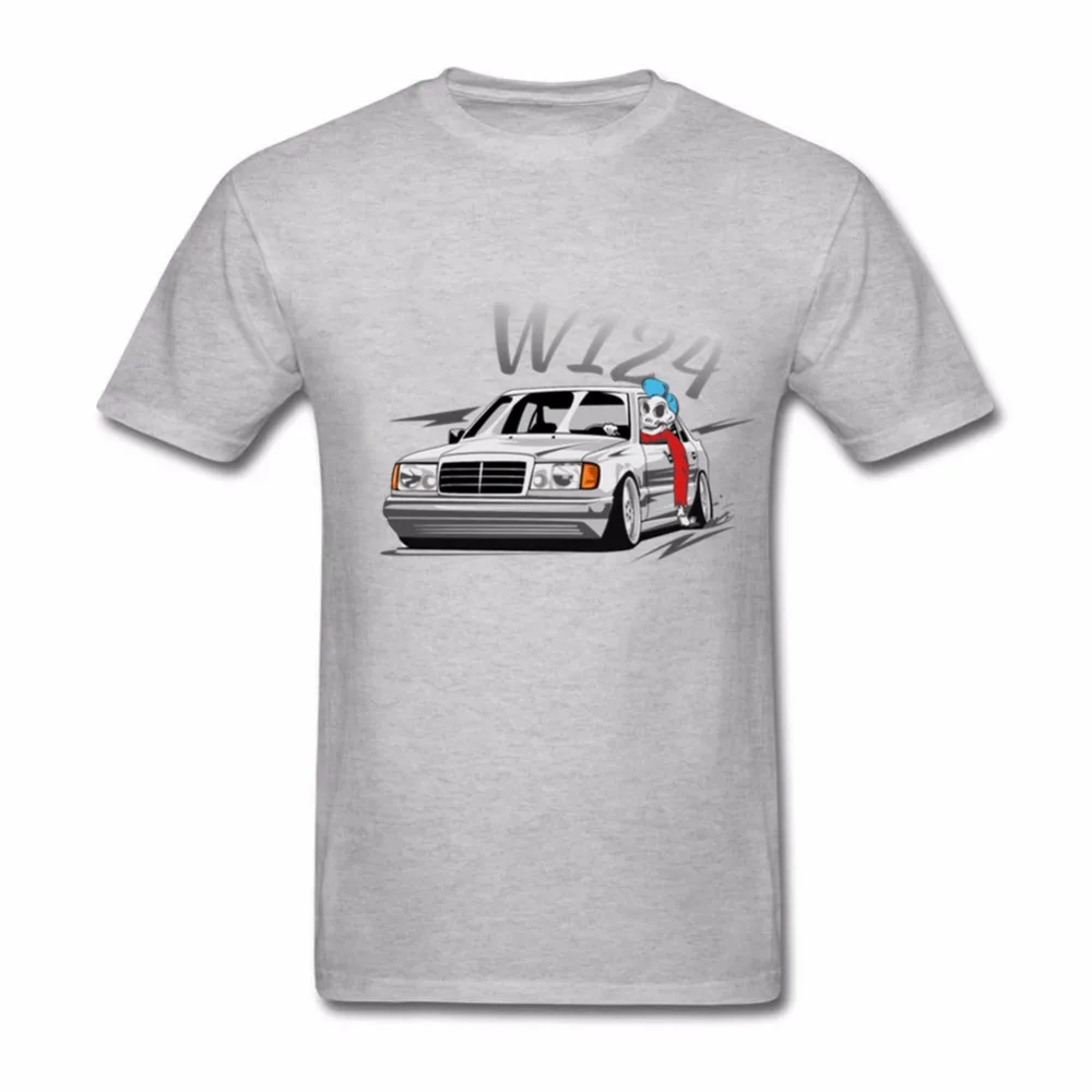 2018 New Funny T Shirt Men w124 novelty For Short Sleeve graphic tees men cartoon Skull Cars Summer Top Plus Size | Мужская одежда