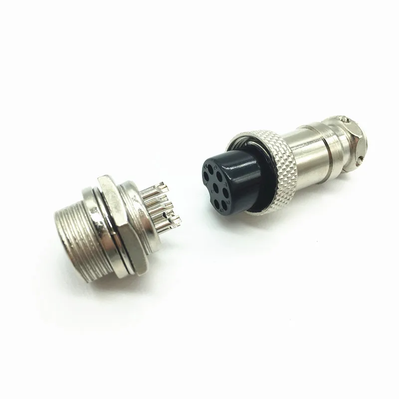 10 пар GX12-7 pin GX12 12 мм 7 контакты 250 В 15A мужской и женский электрический разъем