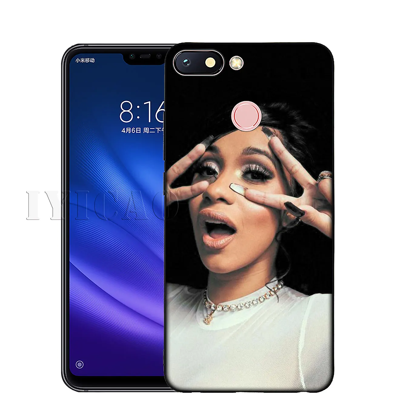 IYICAO CardiB pop Cardi B Мягкий силиконовый чехол для телефона Xiaomi Redmi K30 K20 8A 7A 6A 5A S2 GO Note 8 8T 7 5