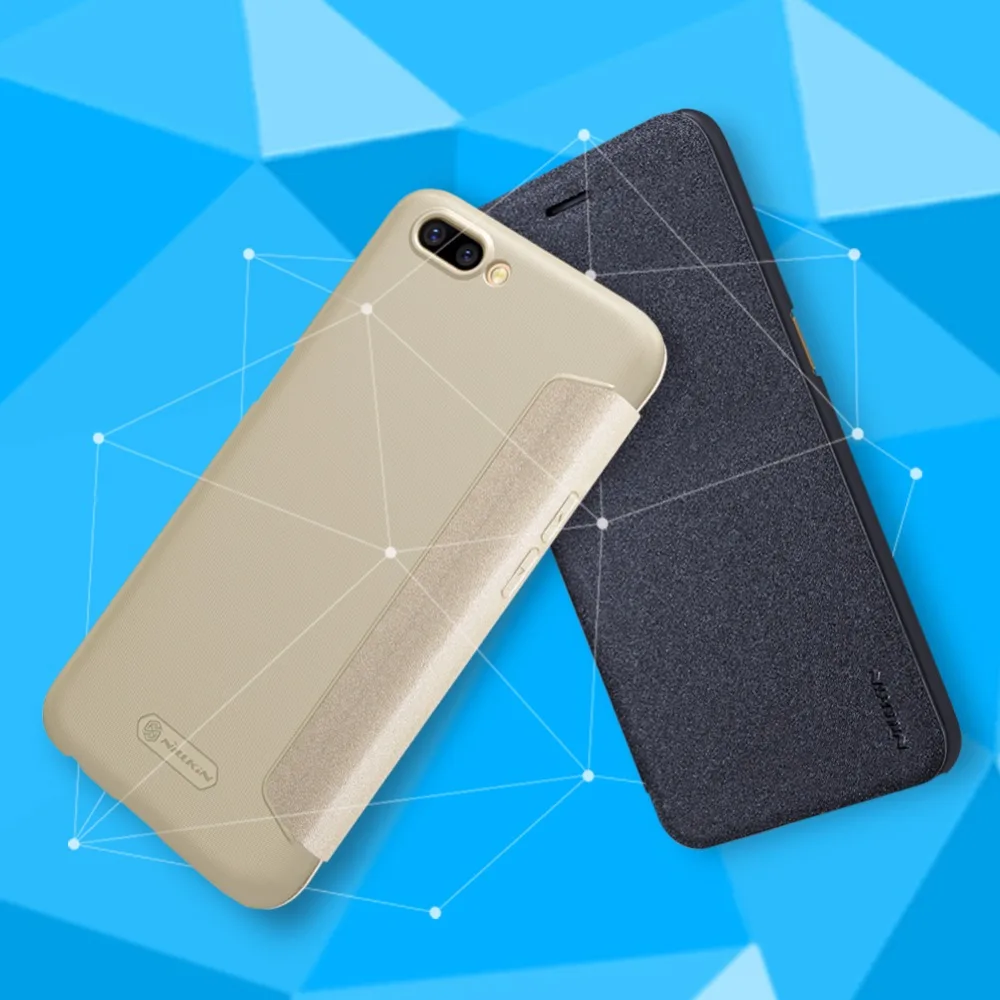 10 шт./лот оптовая продажа Nillkin Sparkle Leather Case для OPPO R11 (5.5 дюймов) жемчужный красочный