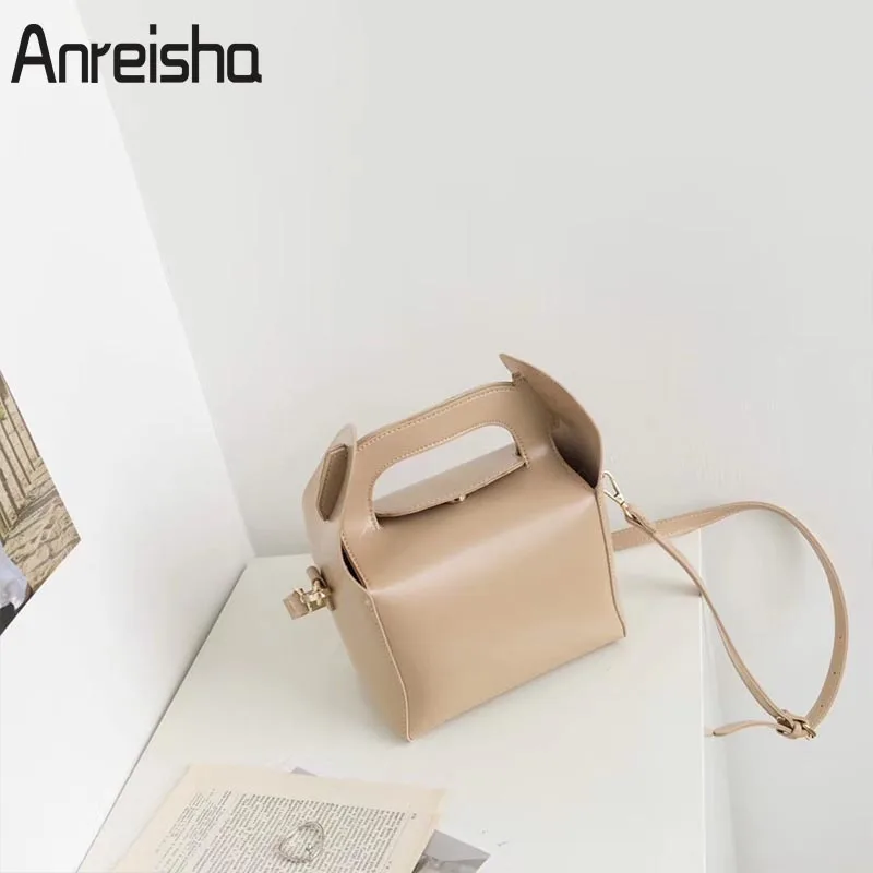 Anreisha/качественные кожаные сумки мессенджеры для женщин европейский стиль сумка