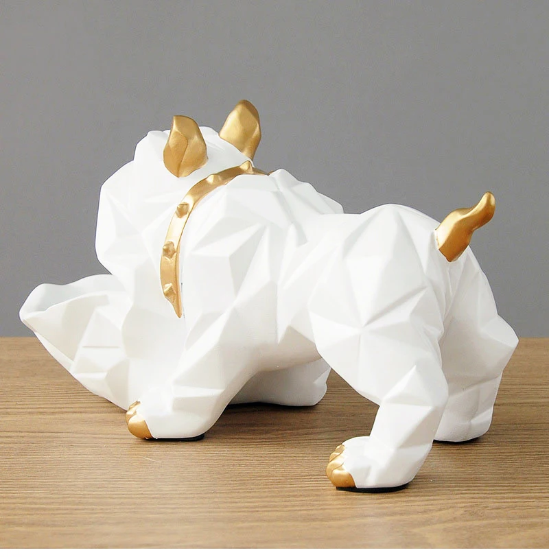Аксессуары для украшения дома, 3D статуэтка, статуя собаки, коробка для хранения, Настольная скульптура, Декор для дома, украшение для свадебной вечеринки