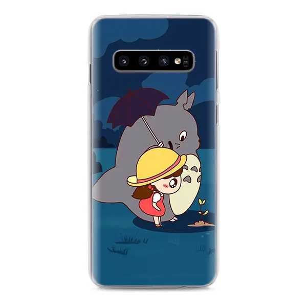 10 Аниме Тоторо, гибли спирированный чехол для телефона s для samsung Galaxy S8 S9 S10 Plus S10e M10 M20 S6 S7 edge Жесткий PC чехол-накладка - Цвет: 10