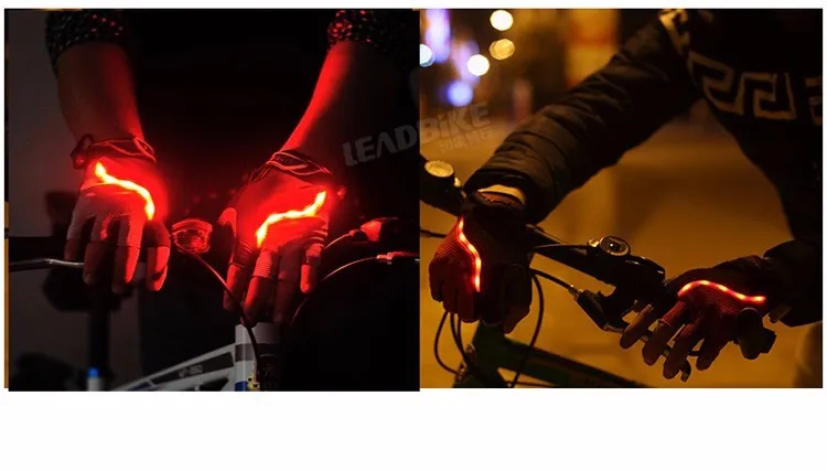 Leadbike велосипедные перчатки с полупальцами для мужчин/женщин светодиодный для горного велосипеда, спортивные противоскользящие перчатки Lightning Ультра-дышащие