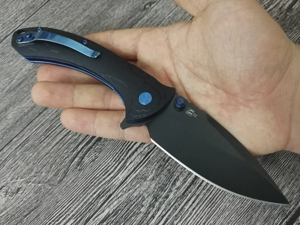 Фирма jonnyjamie, нож для собак C814GP, складное лезвие D2, сталь, G10, ручка, шарикоподшипник, нож s, для выживания, военный, для кемпинга, EDC, инструменты
