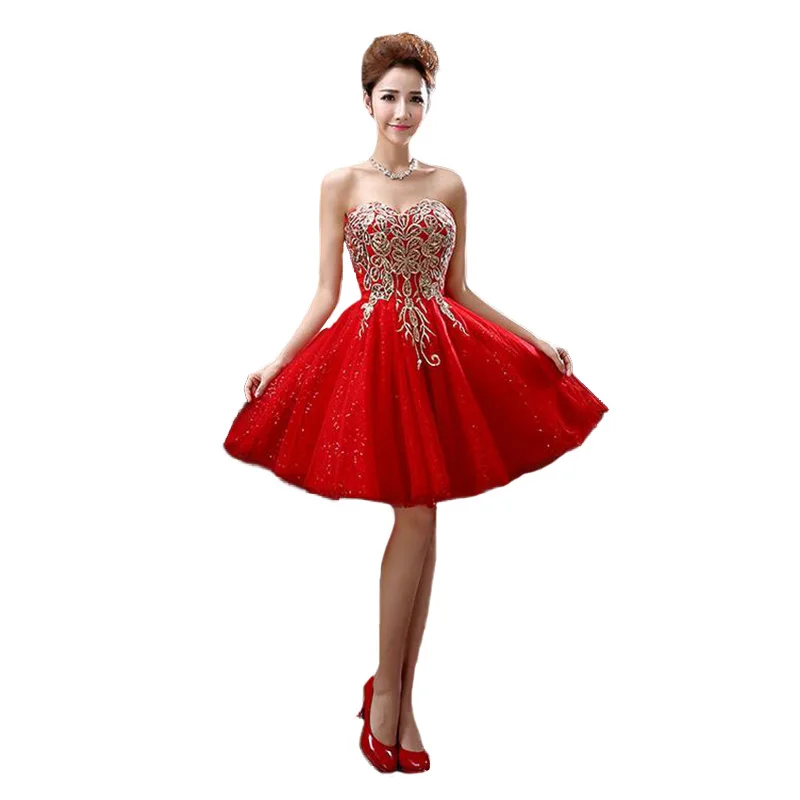 Розовое Золотое платье с блестками для подружек невесты 2016 модное облегающее