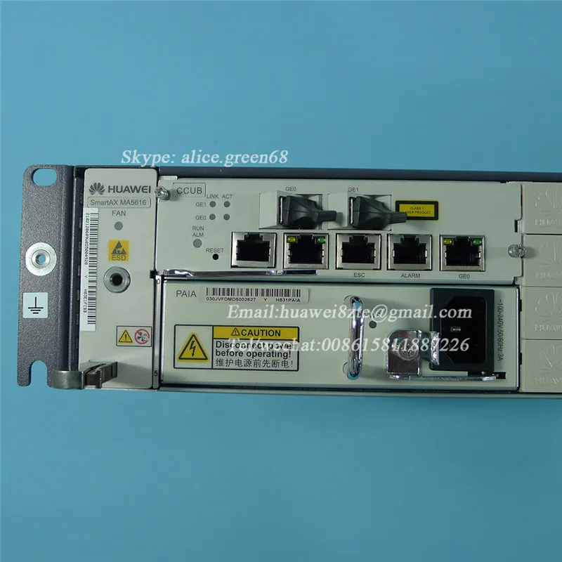 Huawei цифровая абонентская линия Мультиплексор доступа IP DSLAM SmartAx MA5616 с ккуб и
