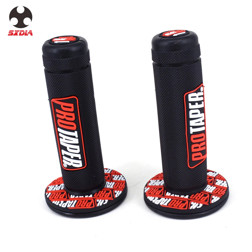 Moto rbike руль для гоночного мотоцикла rcycle руль для Protaper Pro taper husqvarna yamaha KTM moto cross moto grip pit bike - Цвет: Красный