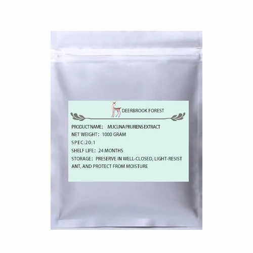 1000g(35.3oz) USDA и EC сертифицированный органический экстракт мукуны пруриены 20:1 - Цвет: 1000g(35.3oz)
