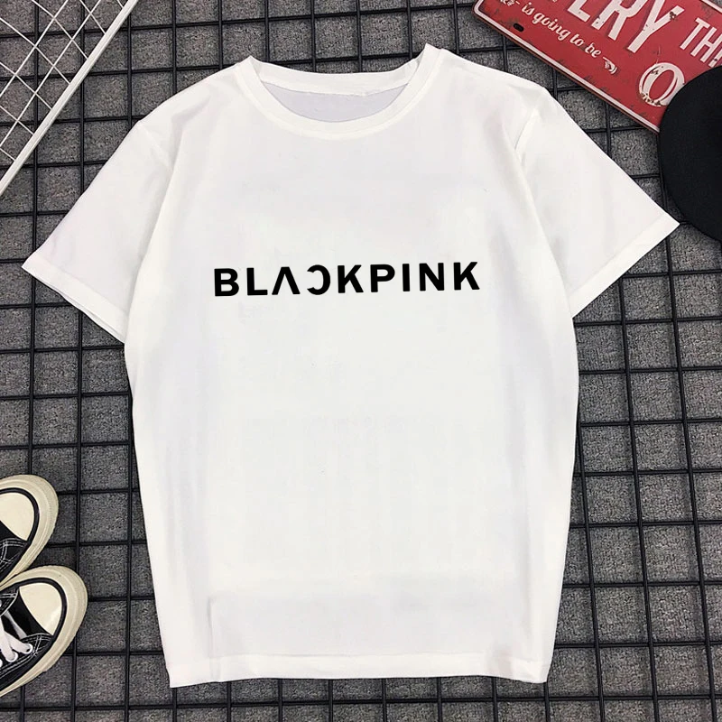 1331 K-pop Girl Group черная розовая футболка с принтом женская модная футболка Harajuku Ulzzang Girl Crash Fans альбом концертный подарок - Цвет: 1331