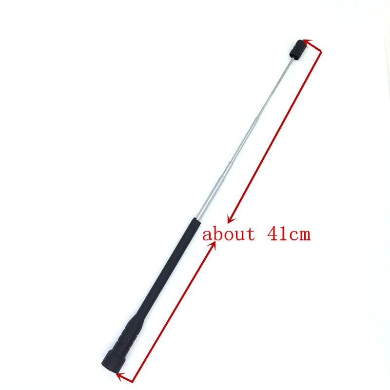 

telescope flexible SMA MALE UHF VHF Dual Band antenna for Yaesu Vertex Linton Wouxun Lisheng etc walkie talkie