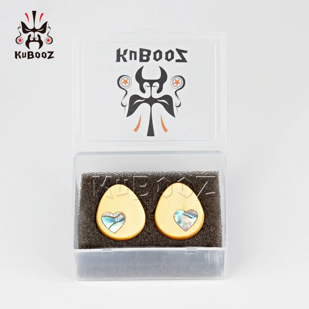 KUBOOZ 2 шт. деревянные измерительные приборы тоннели для уха пробки пирсинг ювелирные изделия для тела слеза носилки серьги расширитель 8 мм до 25 мм модный подарок