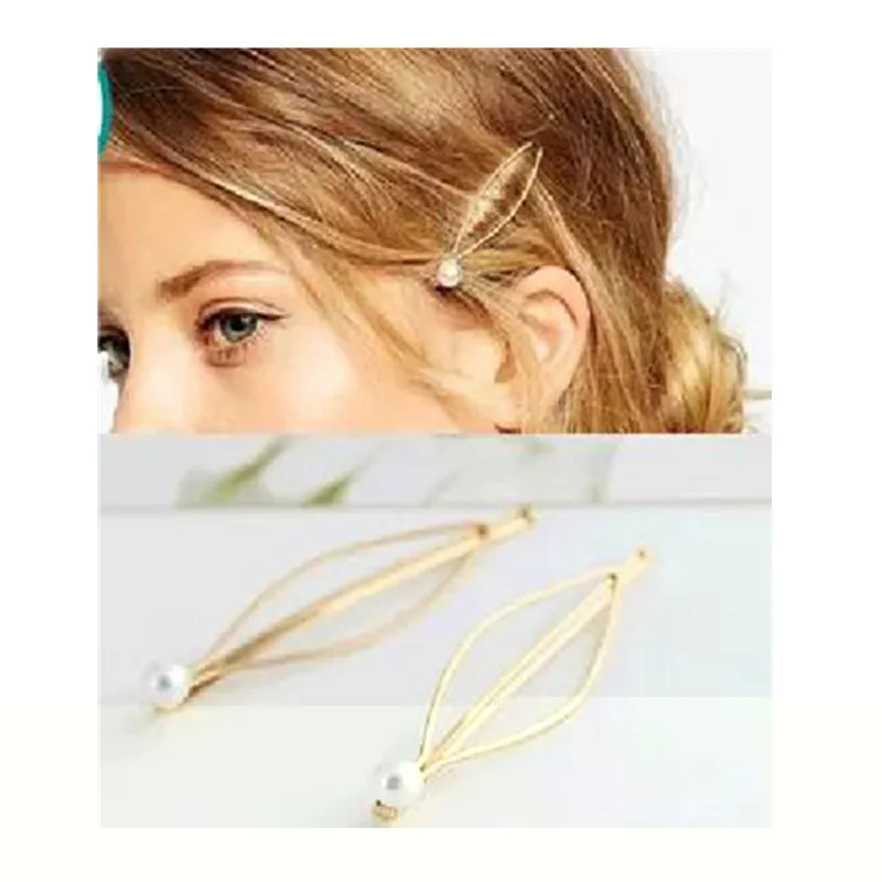 T13 модные Романтические свадебные аксессуары женские милые шпильки с жемчугом