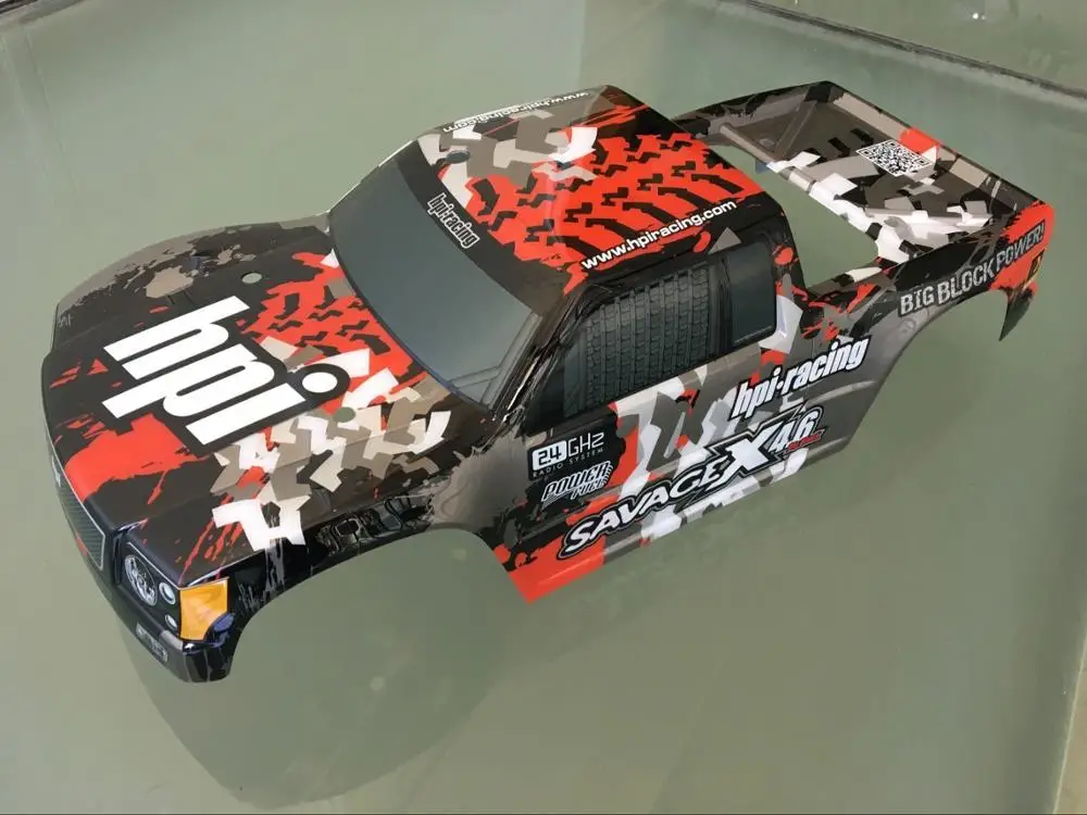 HPI 1/8 внедорожный монстр грузовик Окрашенный корпус для HPI SAVAGE 4,6