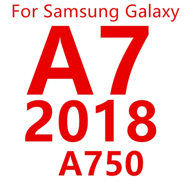 Для samsung Galaxy A30 A50 M20 J2 J4 J6 A6 A8 A3 A5 A7 закаленное Стекло J1 J3 J5 J7 S3 для детей 4, 5, 6, NOTE3 Экран протектор - Цвет: A7 2018 A750