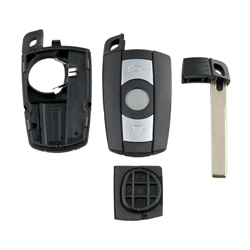 

10pcs for BMW Key Shell 3 Buttons Car Smart Remote Key Shell for BMW E90 E91 E92 E60 1 3 5 6 Series Car Key Case KR55WK49127