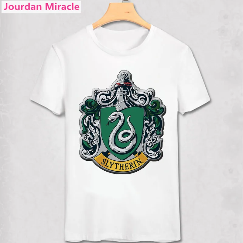 Футболка с логотипом HOGWART для школы футболка эмблемой Hogwarts Gryffindor ravencaw Hufflepuff Slytherin