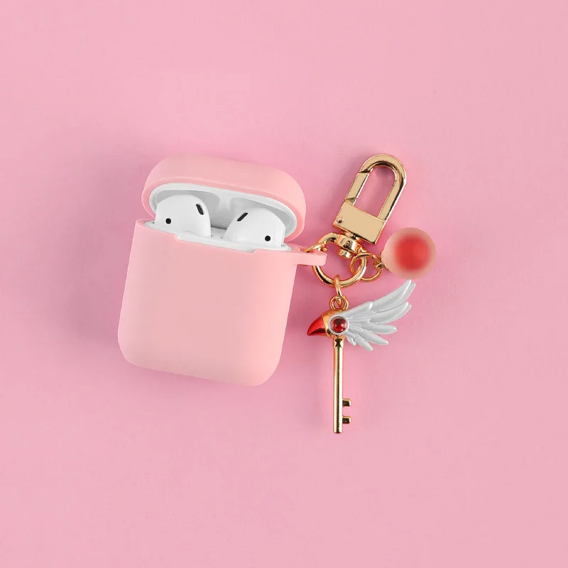 Очаровательный силиконовый чехол для Apple Airpods Bluetooth беспроводные наушники