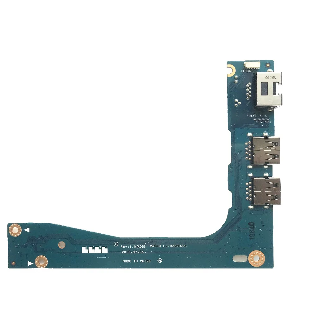 Новый оригинальный для DELL Alienware 17 M17x R5 Series LAN-порт USB-плата VAS00 LS-9339P 0WH486 WH486 100%