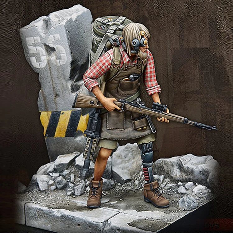 1/24 видоискатель дорожек фигурка модели из смолы GK Тема фильма несобранный и