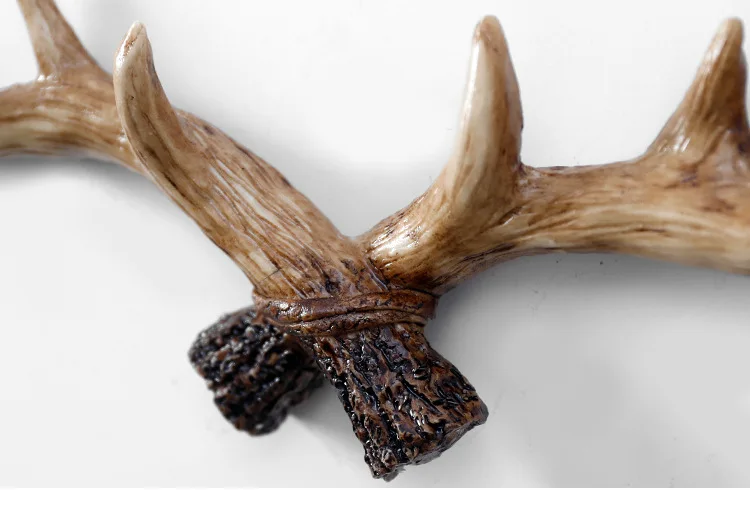 Nordic Стиль смолы в форме рогов оленя настенный декоративный гудок Олень Рог