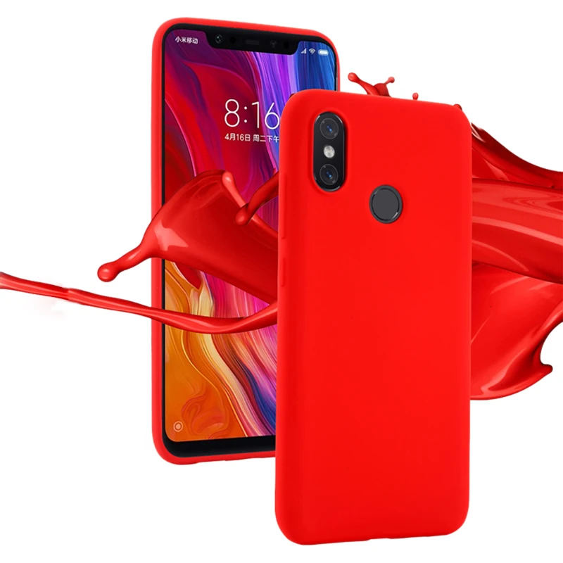 Luxury Soft Liquid Silicone Case for Xiaomi Mi Mix 3 2 2S Full Silicon Back Cover Mix3 |