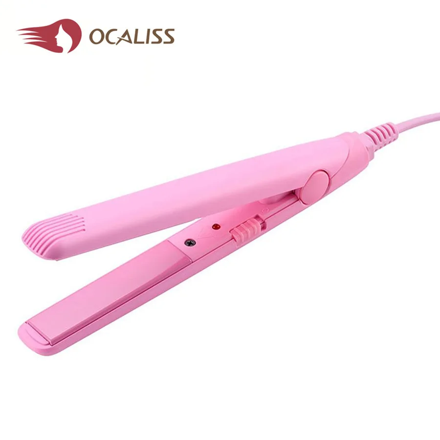 Ocaliss mini11 Электрический Выпрямитель для волос клип Керамика нагрева 24 Вт ЖК