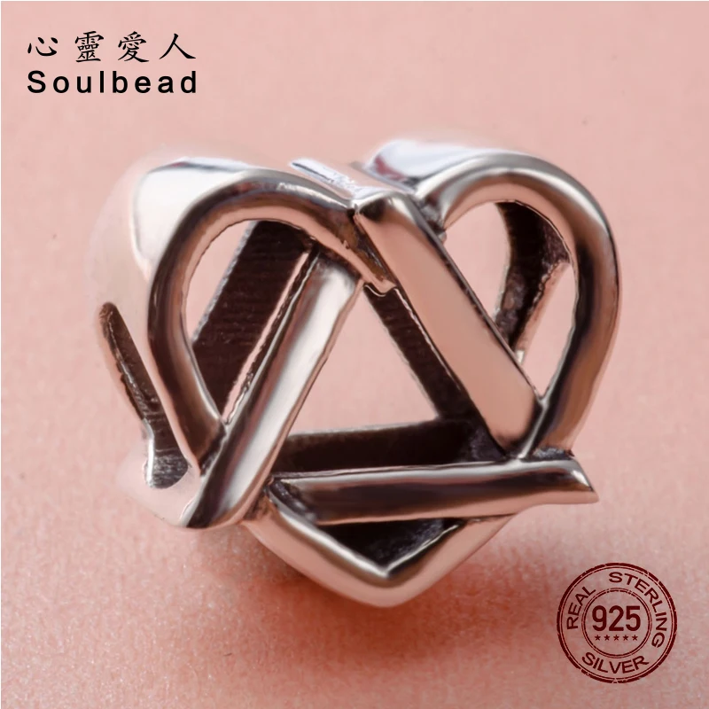 Soulbead серебряные бусины 925 пробы античные отражения принятие символ Шарм бисера Fit
