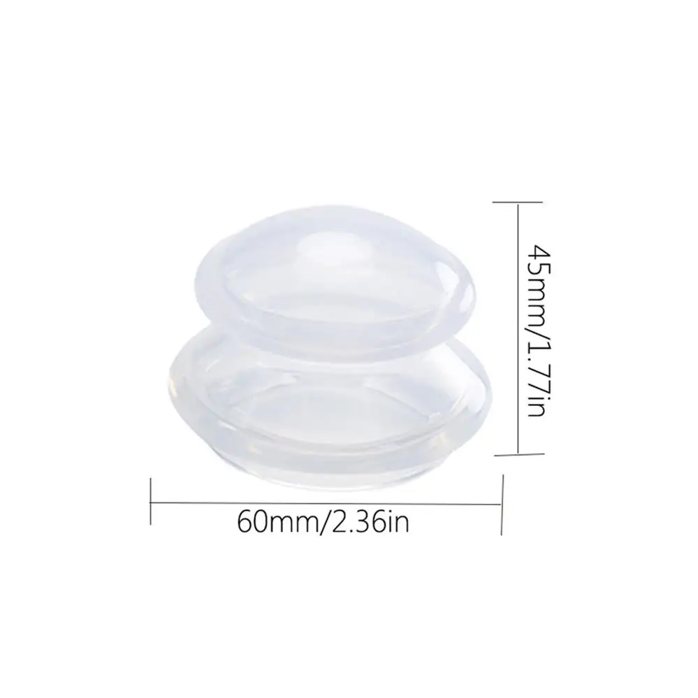 Size M 1 шт., силиконовые массажные чашки, антицеллюлитные чашки, Набор вакуумных банок, массажный набор, массажные чашки для лица, китайские присоски для отдыха - Цвет: Size M