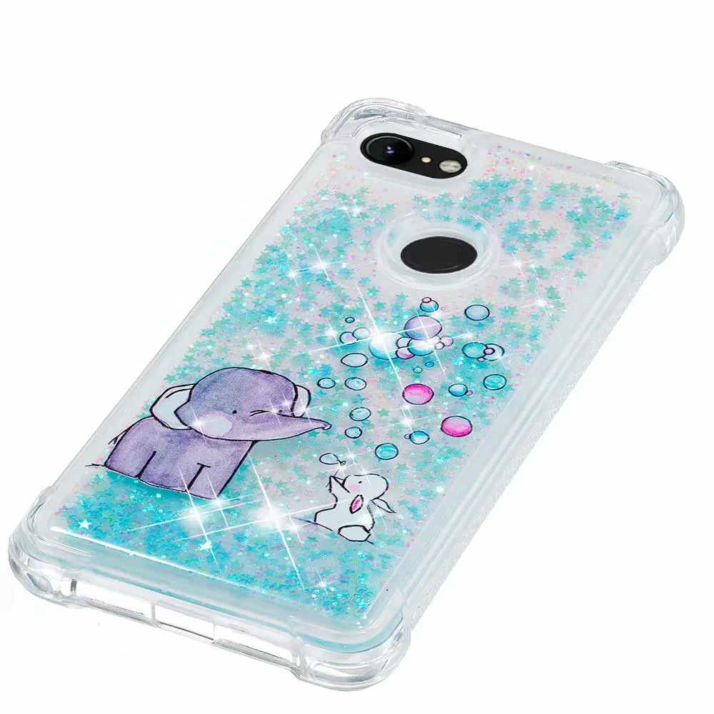 Luxury Dynamic Liquid Bling Quicksand Phone Case for LG Stylo 4 Q stylus Stylus 3 Plus Soft Silicone Cartoon Panda Cover |