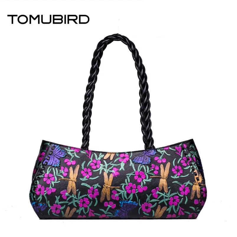 2020 новая качественная женская сумка TOMUBIRD из воловьей кожи известного бренда