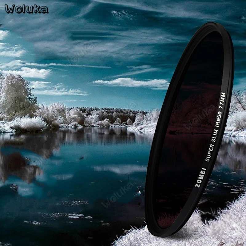 55 мм инфракрасный фильтр набор фильтров для фотокамеры ИК-фильтр чехол объектив