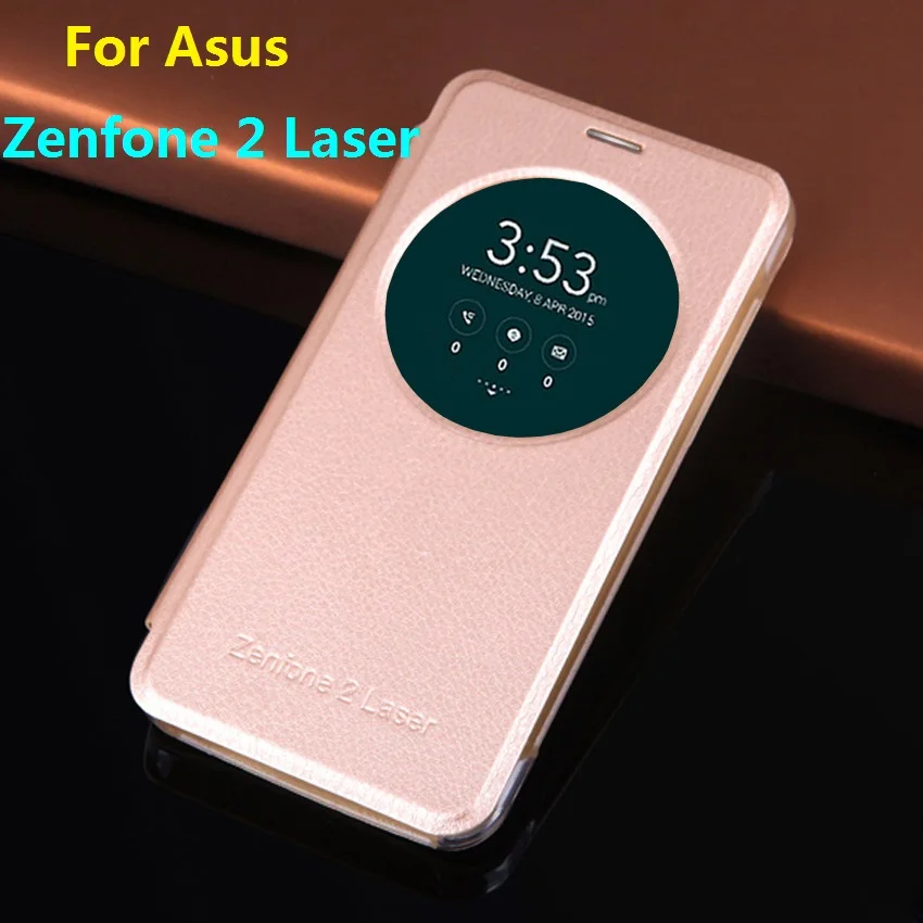 Кожаный чехол книжка для телефона Asus Zenfone 2 Laser Zenfone2 ZE550KL ZE551KL Smart View|Чехлы-книжки| |