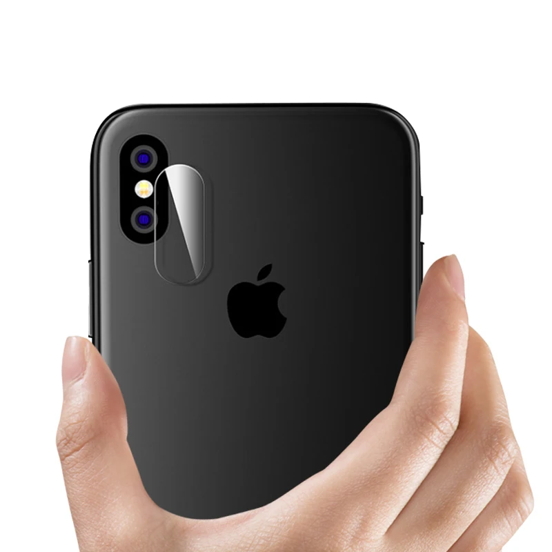 2 шт./лот прозрачная защитная пленка для объектива камеры iPhone X 10 закаленное