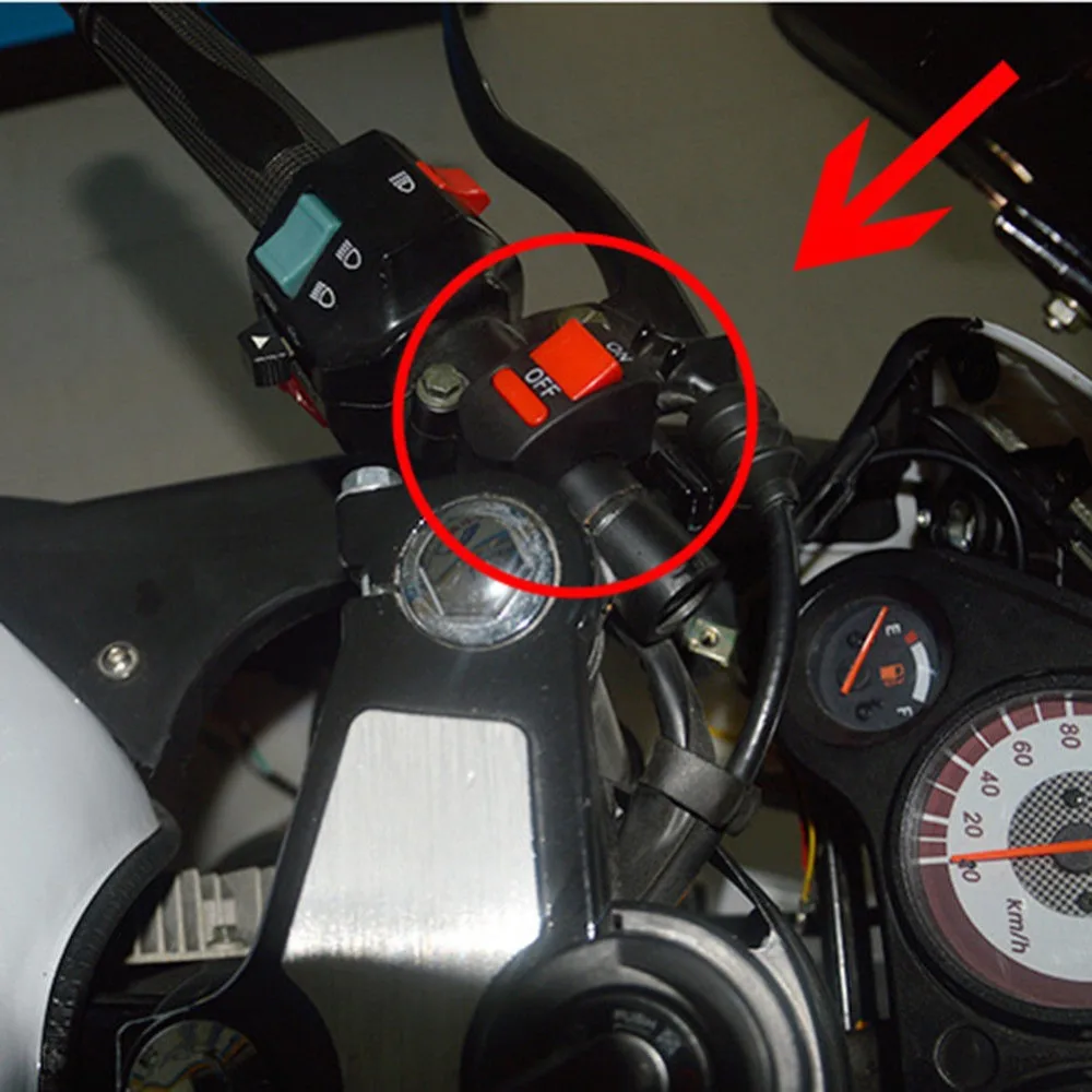 Мотоциклетные переключатели пуленепробиваемый соединитель на руль кнопка