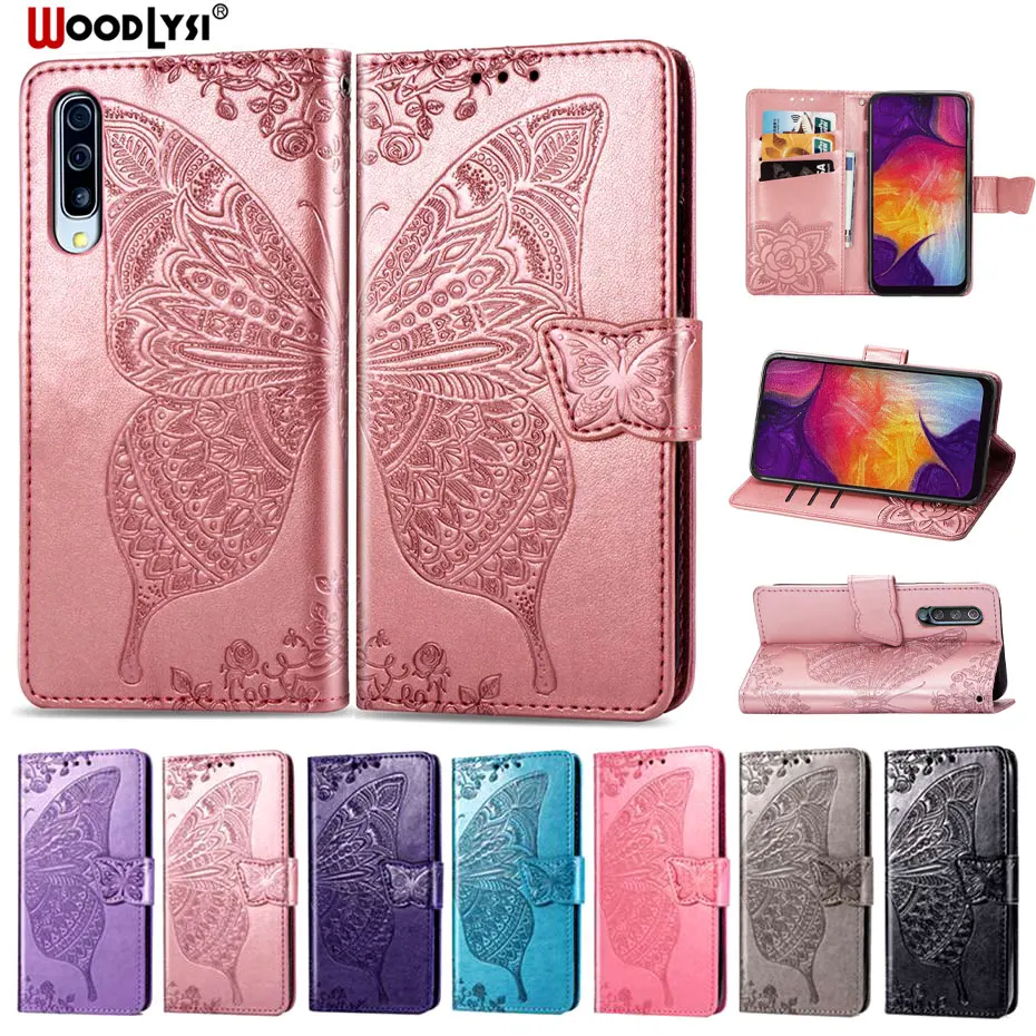 Кожаный чехол книжка для Samsung Galaxy A50 A10 A20 E A60 A70 A30 S A40 бумажник A22 F63 A51 M10 M20 M30