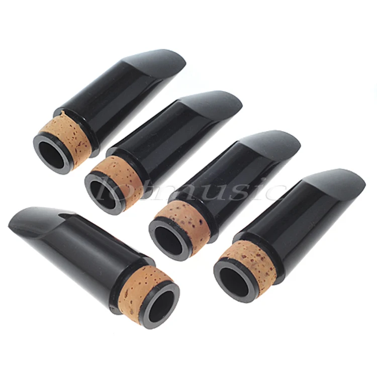 

5Pcs Black Clarinet Mouthpiece Makelite For Bb Clarinet Replacement