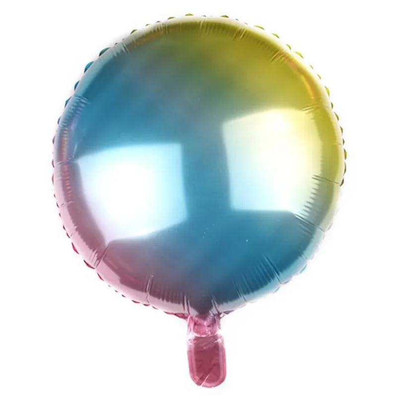 Романтическое свадебное украшение фольги шары радуга звезда сердце фольга
