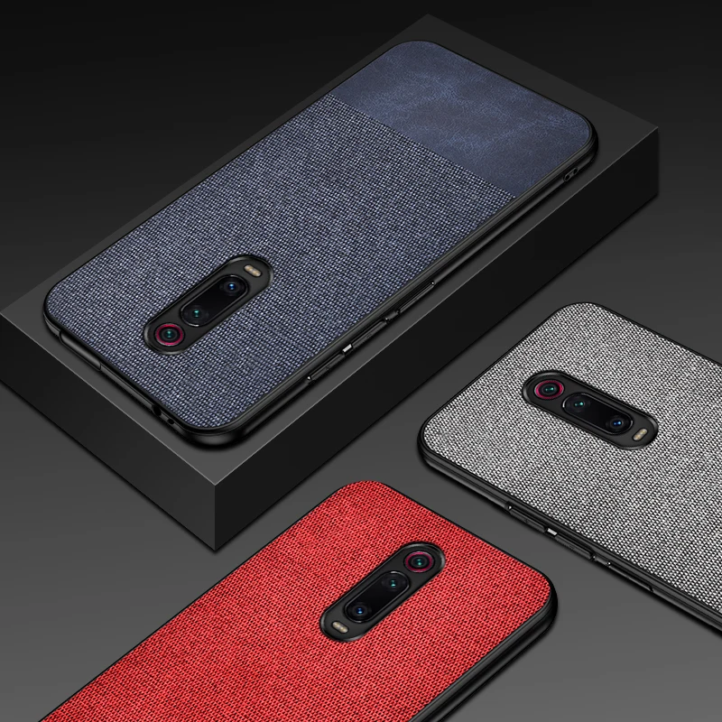 Роскошный тканевый чехол для Xiaomi Redmi K20 Pro кожаный мягкий жесткий из ТПУ mi 9T mi9T 9 SE |