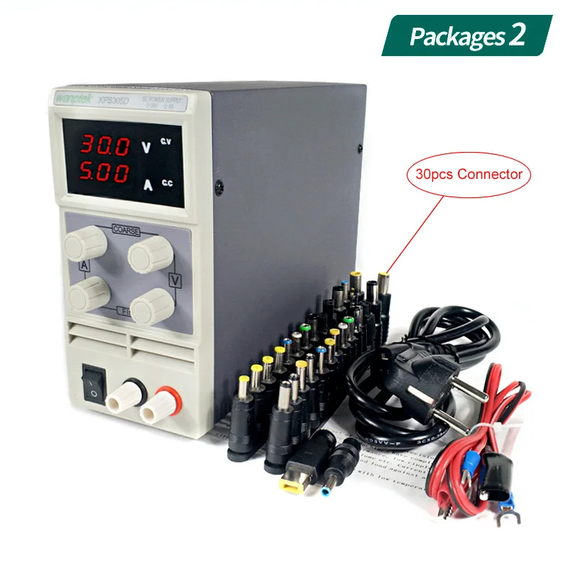 KPS305D источник питания постоянного тока Регулируемый Цифровой Высокоточный источник питания постоянного тока светодиодный с защитой 30 в 5A регулятор переключатель постоянного тока источник питания - Цвет: Packages 2