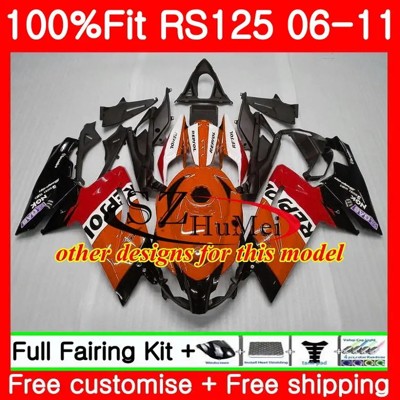 Инъекция для Aprilia RS 125 RS125 Repsol red 06 07 08 09 10 11 80SH20 RS4 RSV125 2006 2007 2008 2009 2010 2011