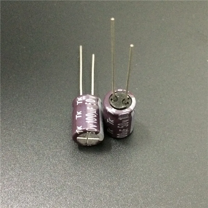 10 шт. 100 мкФ 50 в Япония TK UTWXZ серии 8x12 мм 50V100uF низкий импеданс Алюминиевые