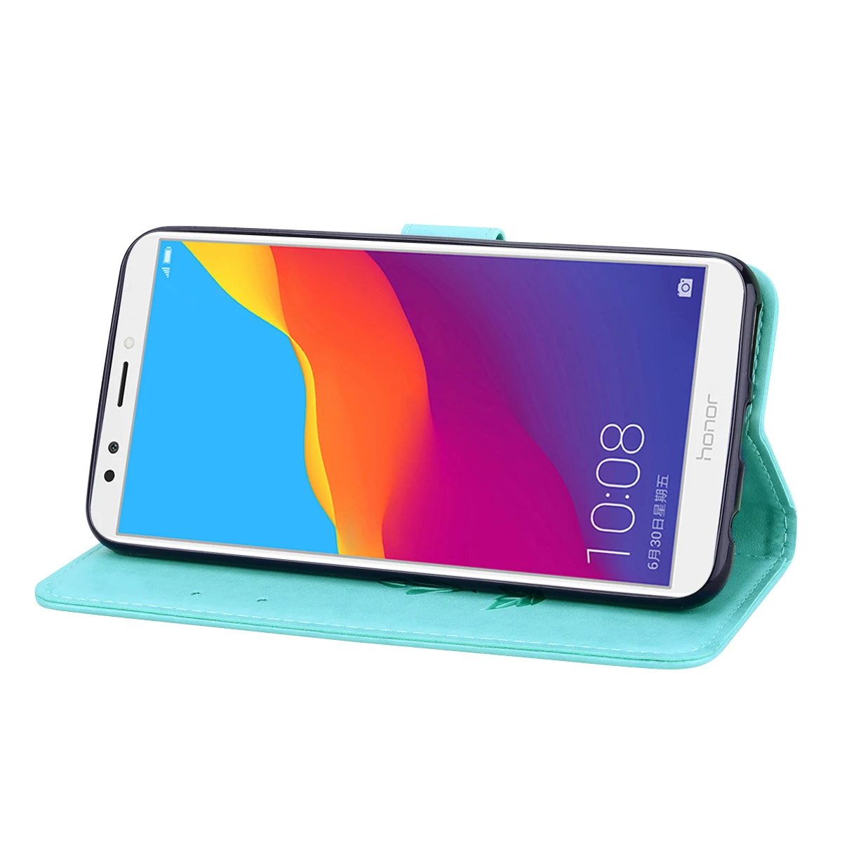 Кожаный чехол для Huawei Honor 7C 5 7 дюйма AUM L41 силиконовый кошелек флип Pro LND L29 99 кейс|Бамперы| |