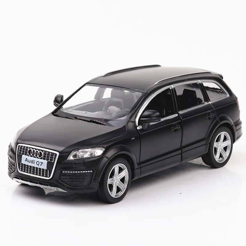 

1/36 Die Cast Model Matte Black Series Smaller Alloy Car 5 inch 2 Open Doors #554016M No Lights No Sounds Collective Level